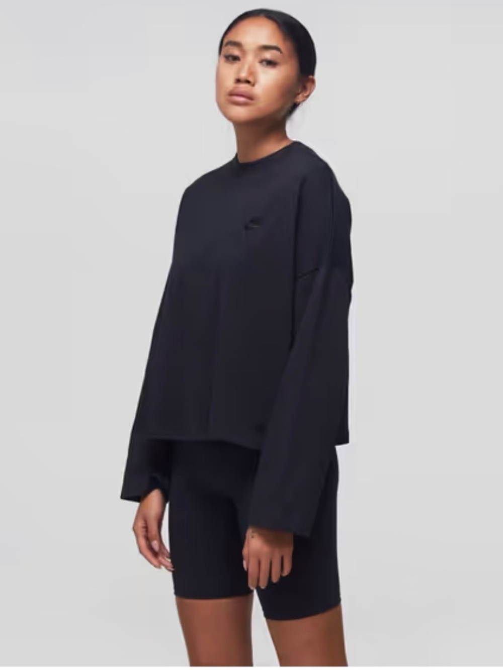 Nike Long Sleeve Cropped Shirt